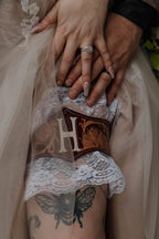 Custom Leather Wedding Garter