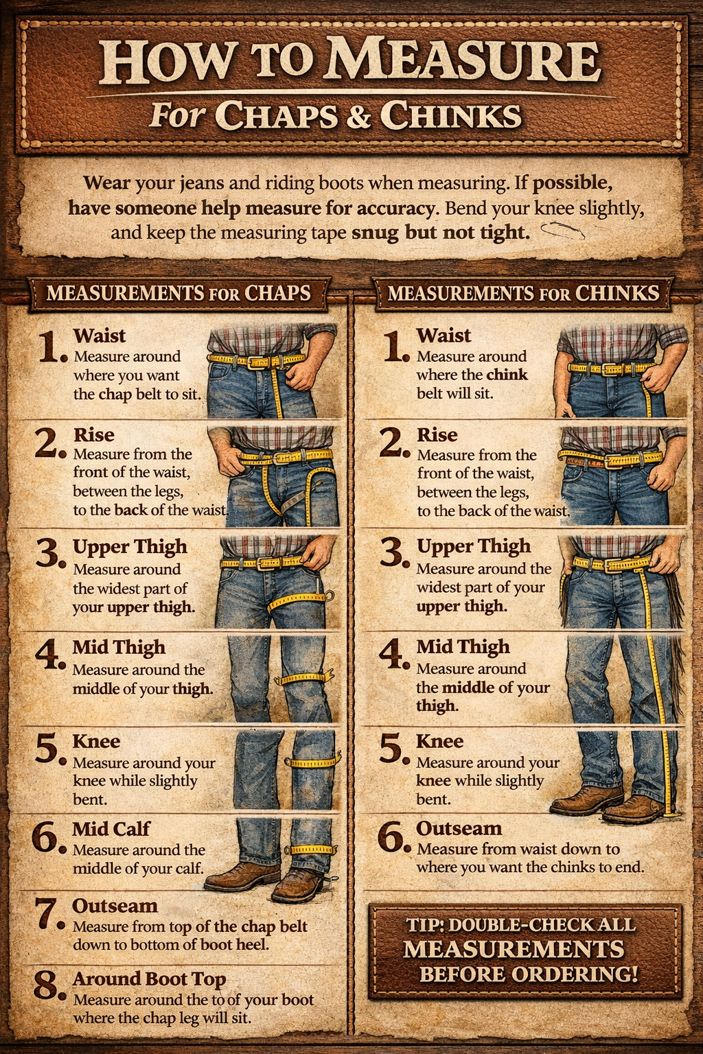 Custom Leather Chaps