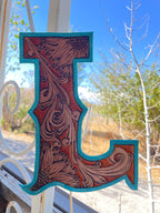 Custom Leather Cake Topper