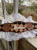 Custom Leather Wedding Garter