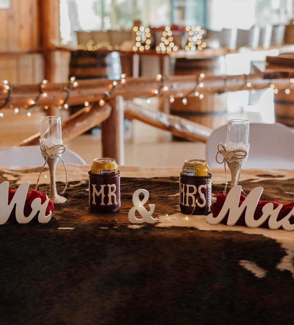 Custom Leather Drink Koozie