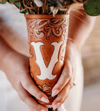 Custom Leather Wedding Bouquet Wrap