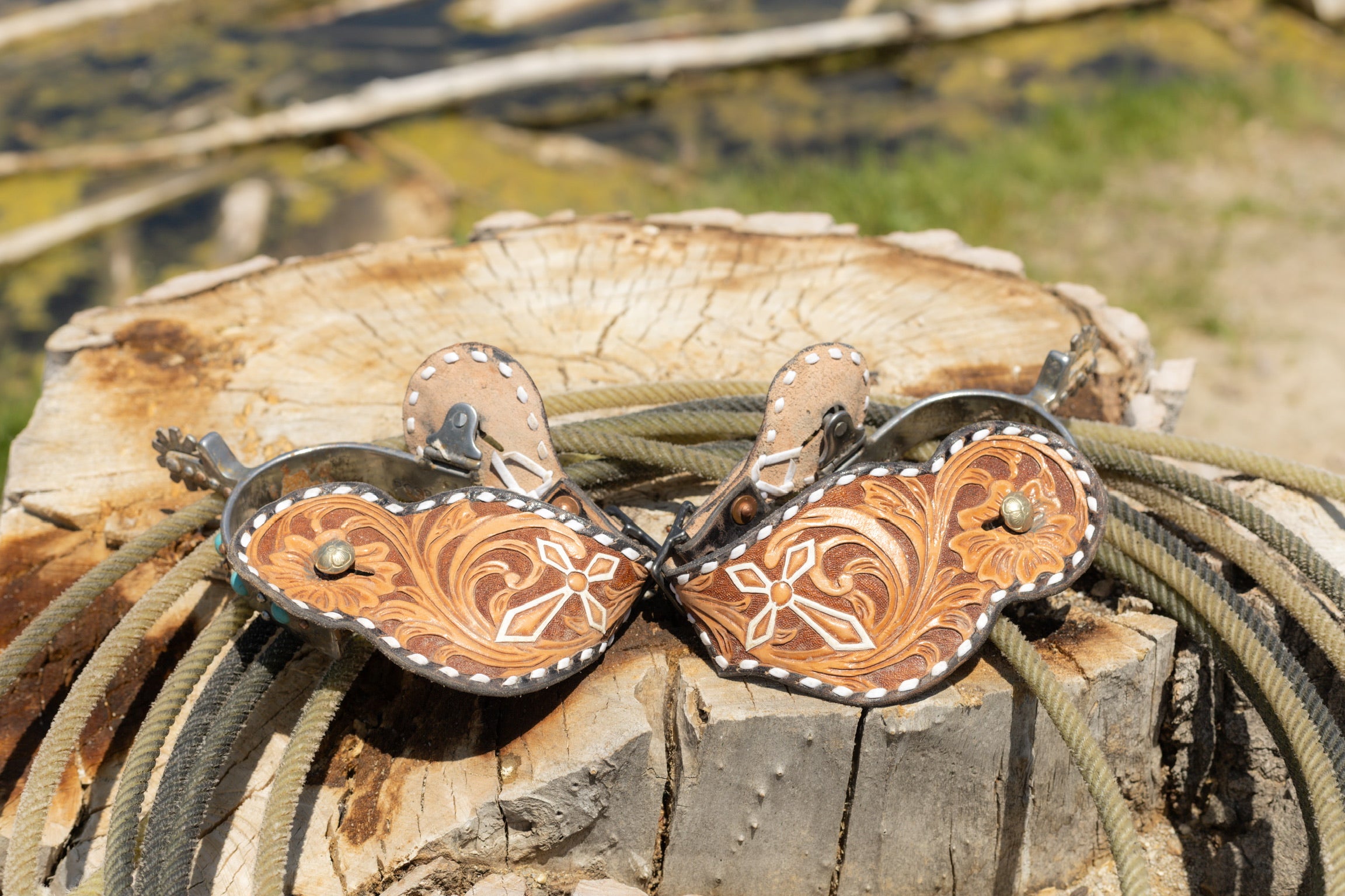 Custom Handmade Spur Straps